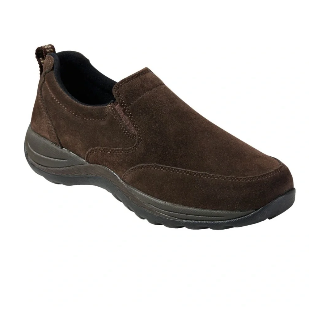 L.L. Bean Brown Suede Loafers. Size 10 1/2.